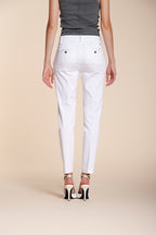 New York Slim Damen Chino Hose aus Stretch-Satin slim fit ①