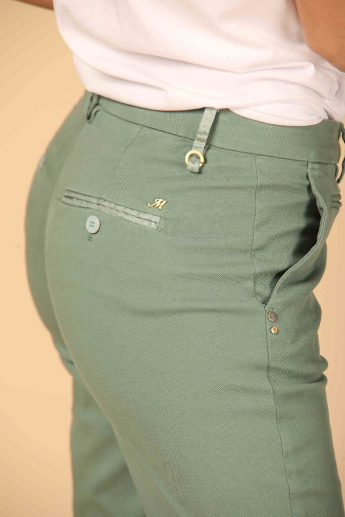 Image 3 of Women's Mason's New York Trumpet Model Chino Pants in Mint Green, Slim Fit