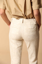 New York Trumpet women's chino pants in bicolor jersey slim fit 