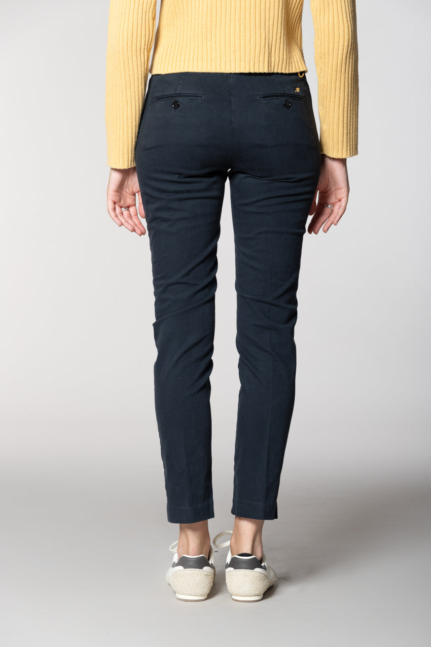 New York Slim women’s chino trousers in satin bistretch slim fit