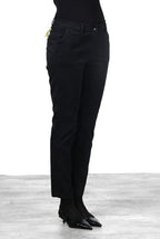 New York Slim pantalone chino donna in raso slim fit ①