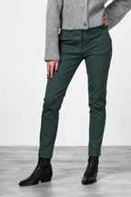New York Slim pantalone chino donna in raso slim fit ①
