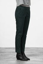 New York Slim pantalon chino femme en satin slim fit ①

