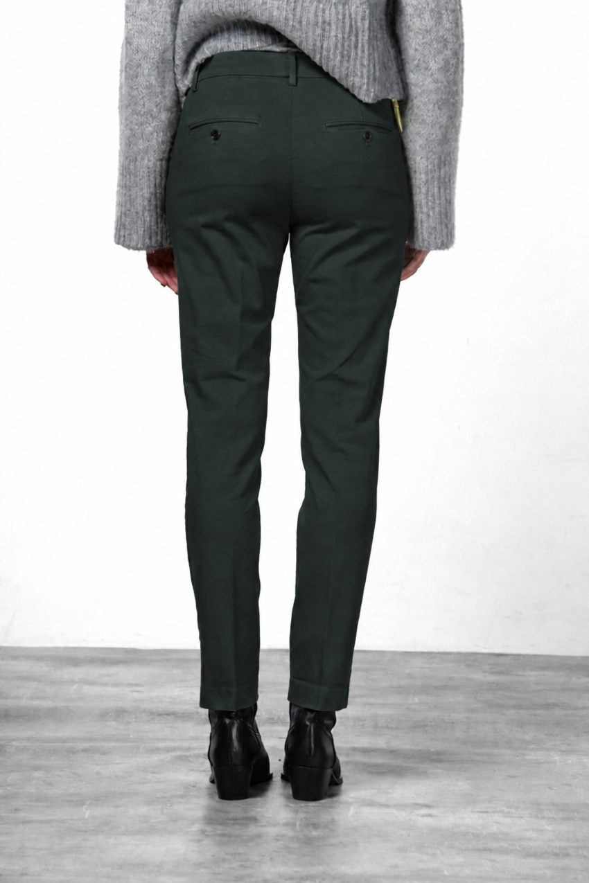 New York Slim pantalon chino femme en satin slim fit ①
