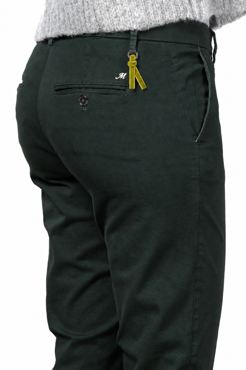 New York Slim pantalon chino femme en satin slim fit ①

