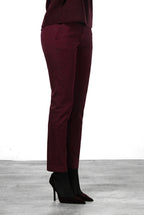 New York Slim pantalone chino donna in raso slim fit ①