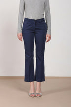 New York Trumpet pantalon chino femme en satin stretch slim fit