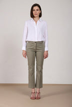 New York Trumpet women's chino pants stretch satin slim fit
