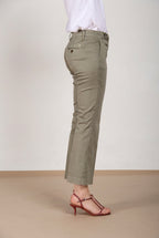 New York Trumpet women's chino pants stretch satin slim fit