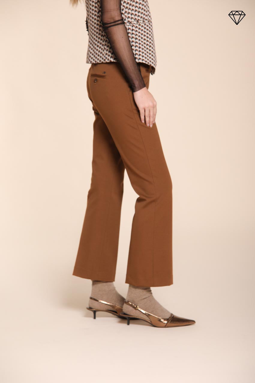 Foto 3 New York Trumpet pantalone chino donna in jersey tecnico slim fit ①