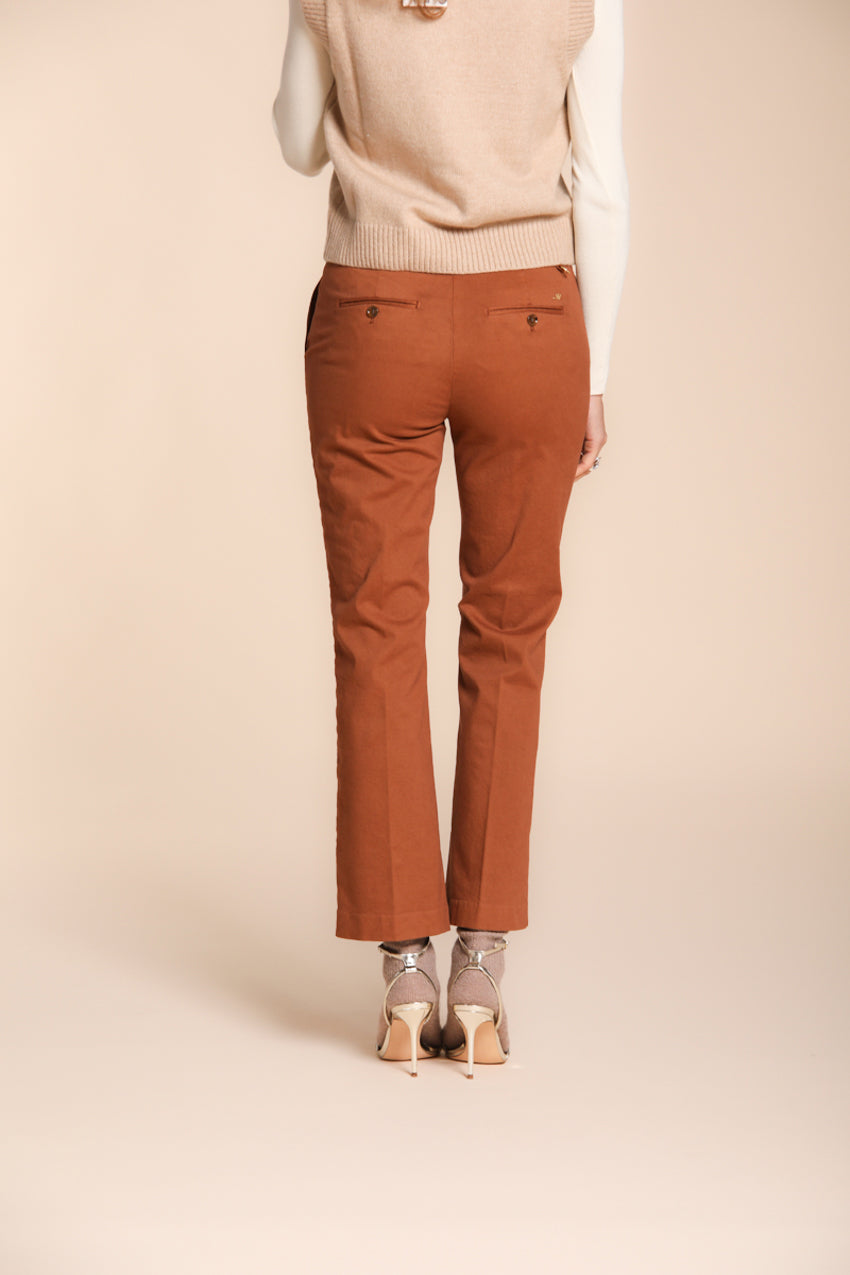 New York Trumpet pantalon chino femme en gabardine slim fit