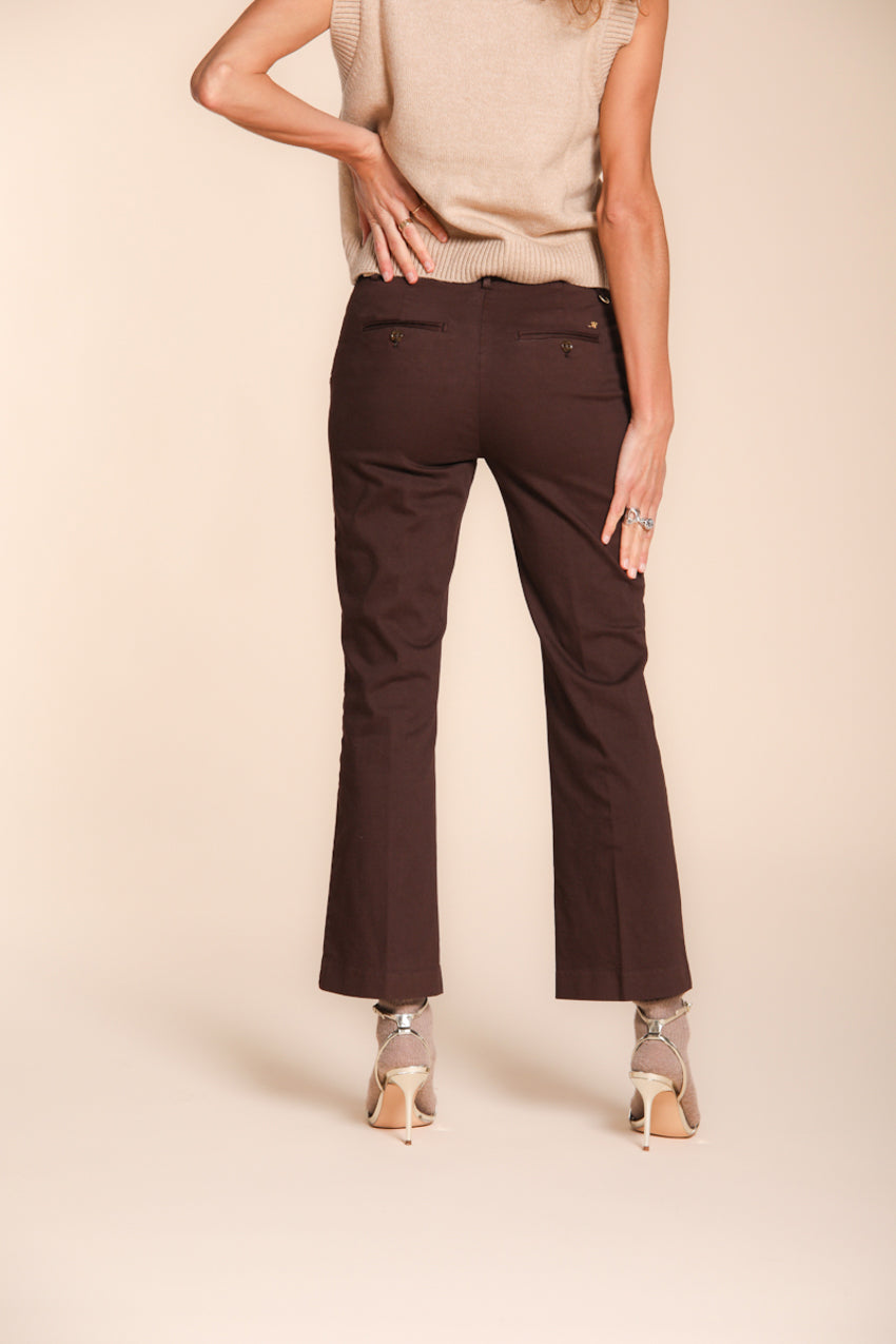 New York Trumpet pantalon chino femme en gabardine slim fit