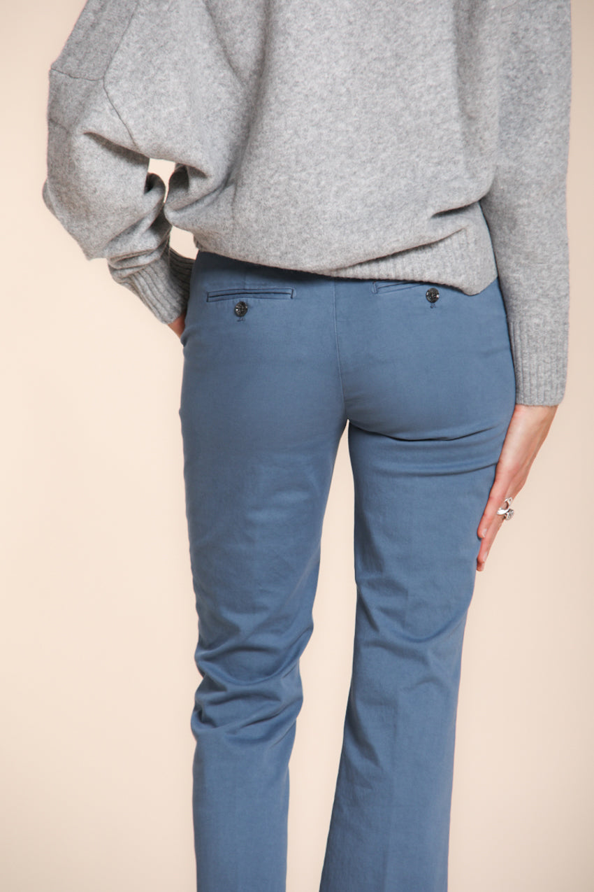 New York Trumpet pantalon chino femme en gabardine slim fit