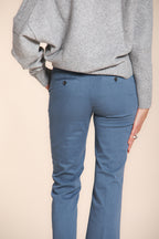 New York Trumpet pantalon chino femme en gabardine slim fit