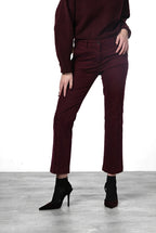 New York Trumpet pantalón chino de mujer en gabardina slim fit ①