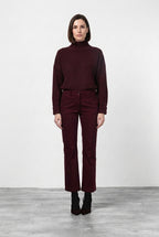 New York Trumpet Chinohose für Damen aus Gabardine mit slim fit ①