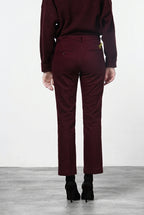 New York Trumpet pantalón chino de mujer en gabardina slim fit ①