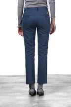 New York Trumpet pantalón chino de mujer en gabardina, slim fit ①