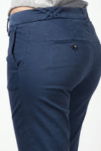 New York Trumpet pantalón chino de mujer en gabardina, slim fit ①
