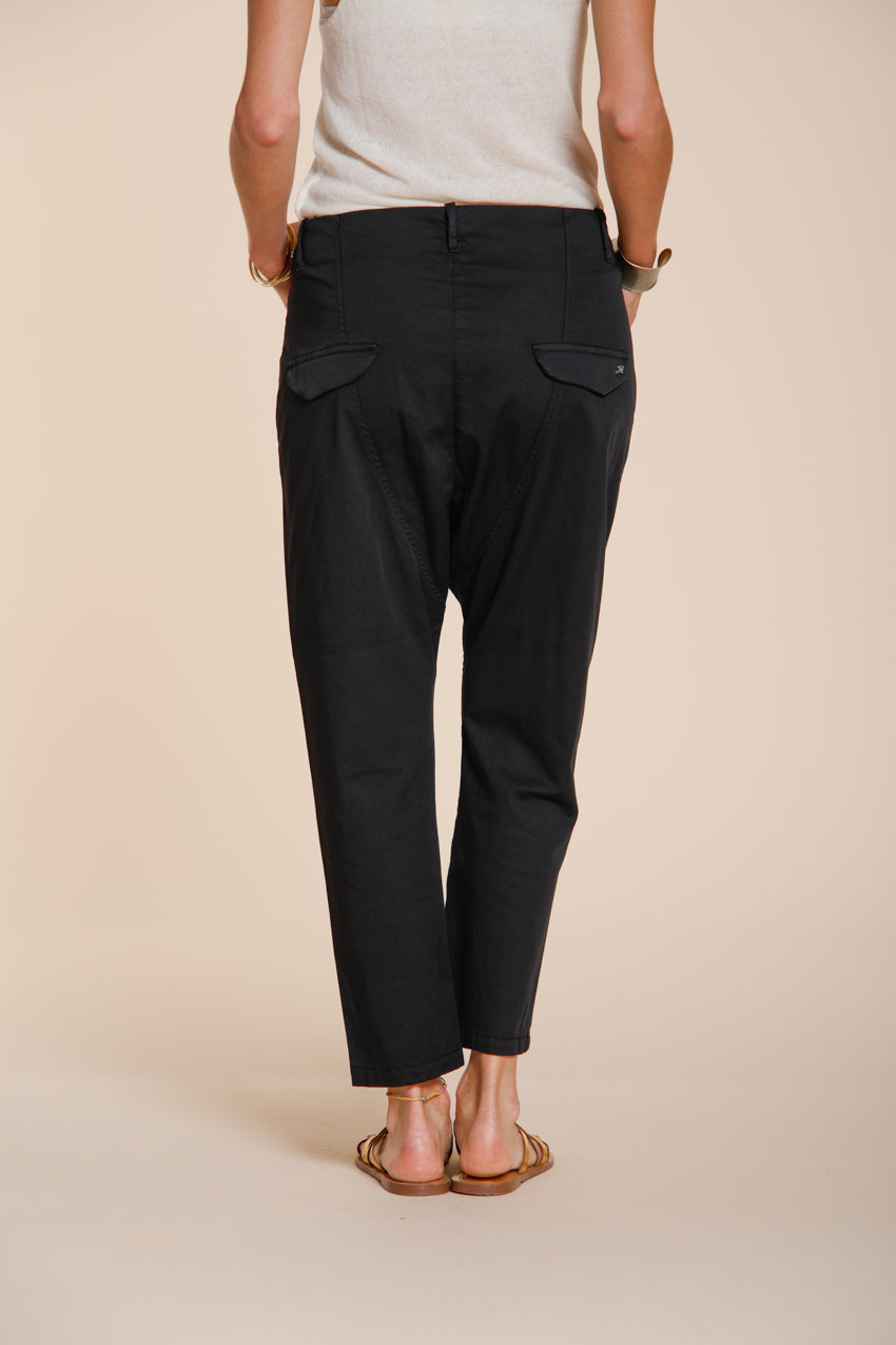 Malibu Jogger women's chino pants in gabardine carrot fit