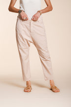 Malibu Jogger pantalón chino mujer de gabardina carrot fit