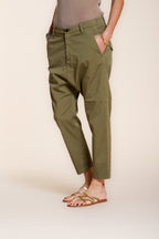 Malibu Jogger women's chino pants in gabardine carrot fit
