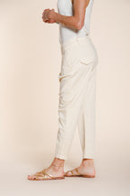 Malibu Jogger women's chino pants in gabardine carrot fit