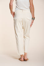 Malibu Jogger women's chino pants in gabardine carrot fit