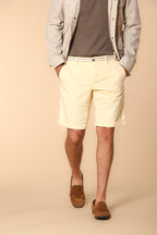 Torino Summer Bermuda chino homme en satin stretch slim fit