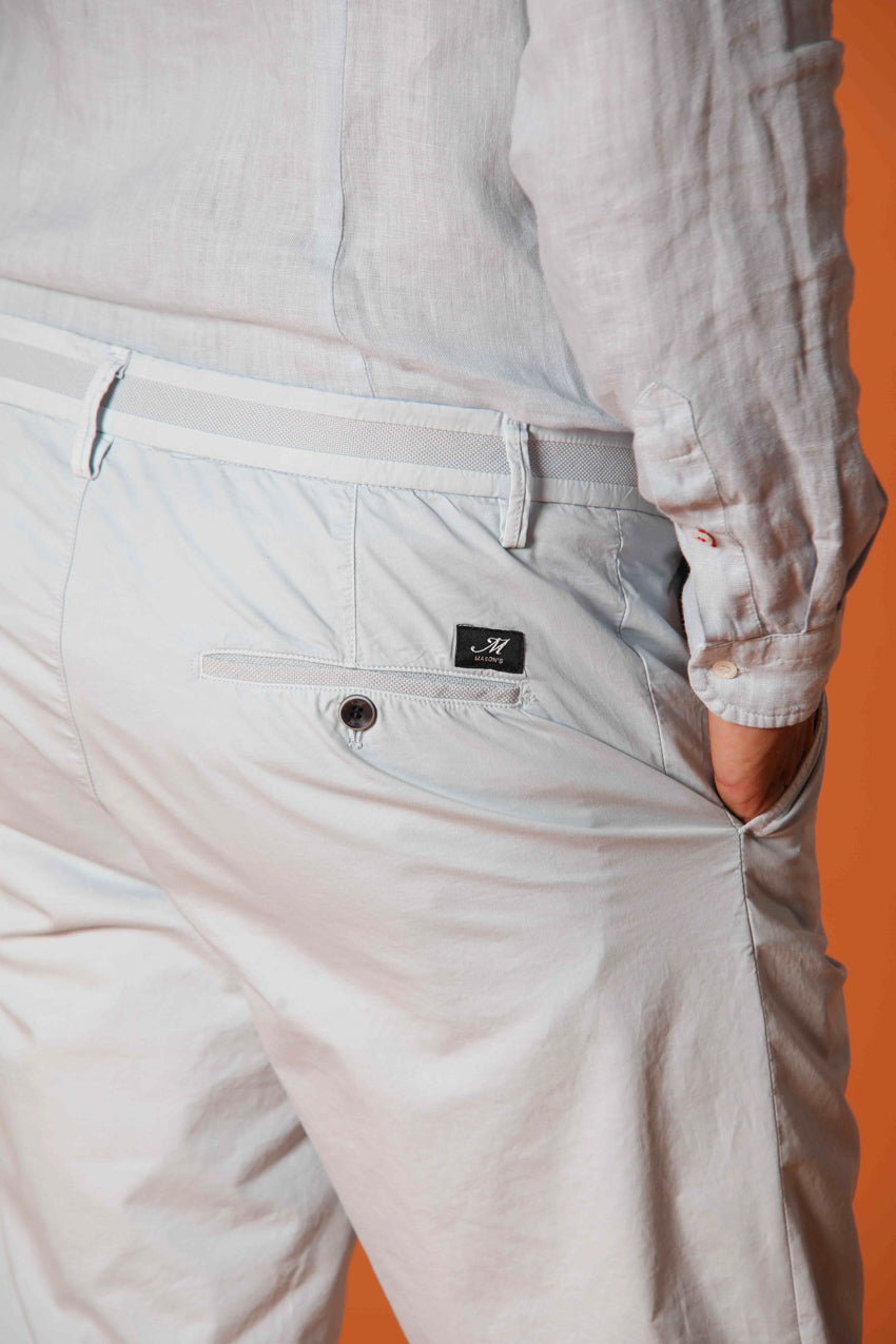 Torino University men's chino bermuda shorts in Pima cotton Slim fit