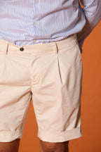 New York Time 1 Pinces Bermuda chino pour homme en coton Pima regular fit 