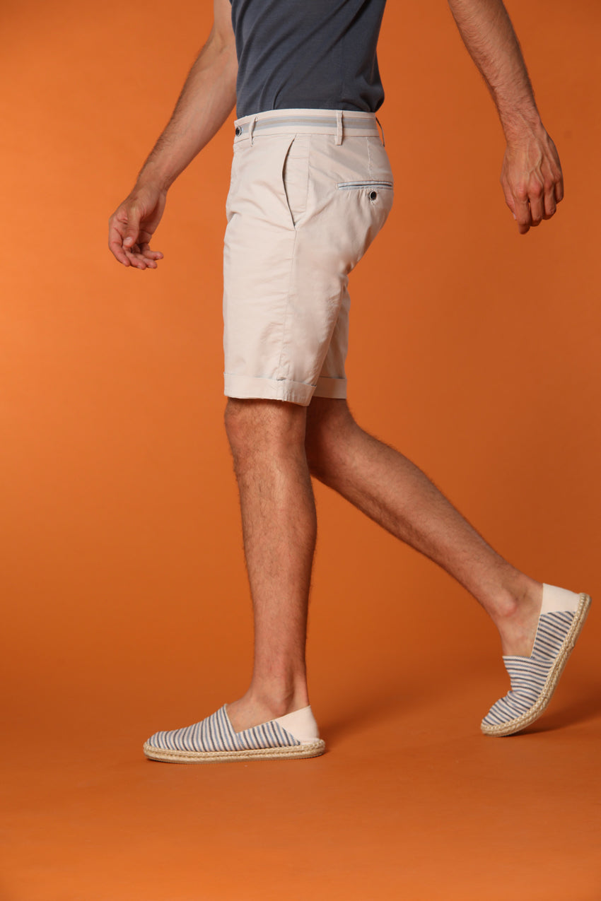 New York Super Star men's chino bermuda shorts in pima cotton Regular fit