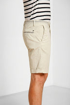 Torino City bermuda chino homme en gabardine stretch regular fit