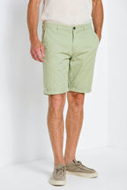 London bermuda chino homme en gabardine stretch regular fit ①