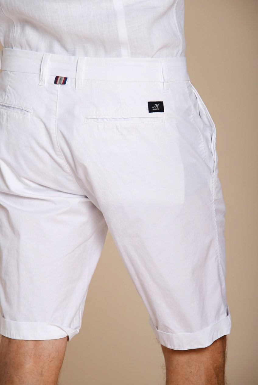 London bermuda chino uomo in gabardina stretch regular fit ①