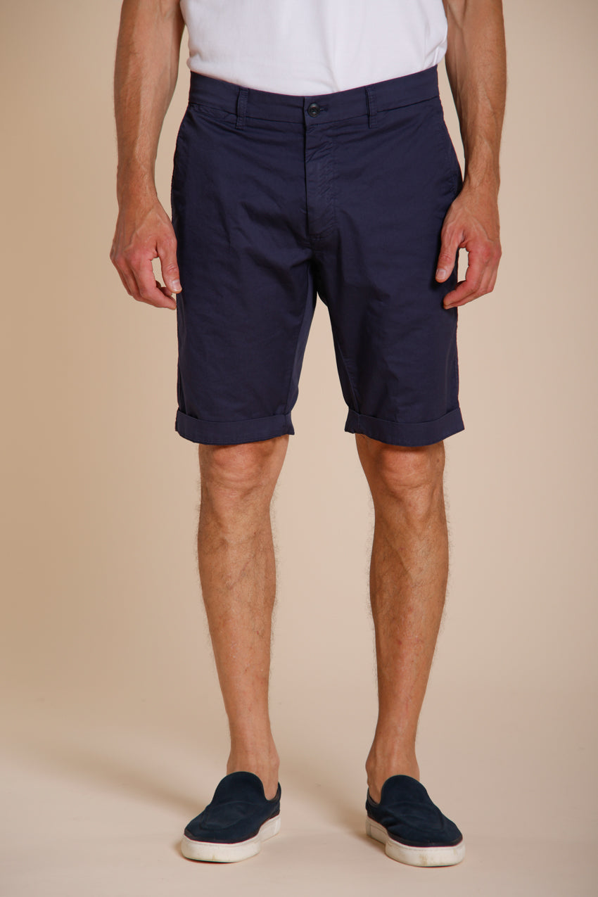 London bermuda chino hombre en gabardina stretch regular fit ①