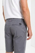 London bermuda chino homme en gabardine stretch regular fit ①