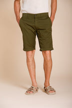 London bermuda chino hombre en gabardina stretch regular fit ①