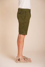 London bermuda chino hombre en gabardina stretch regular fit ①