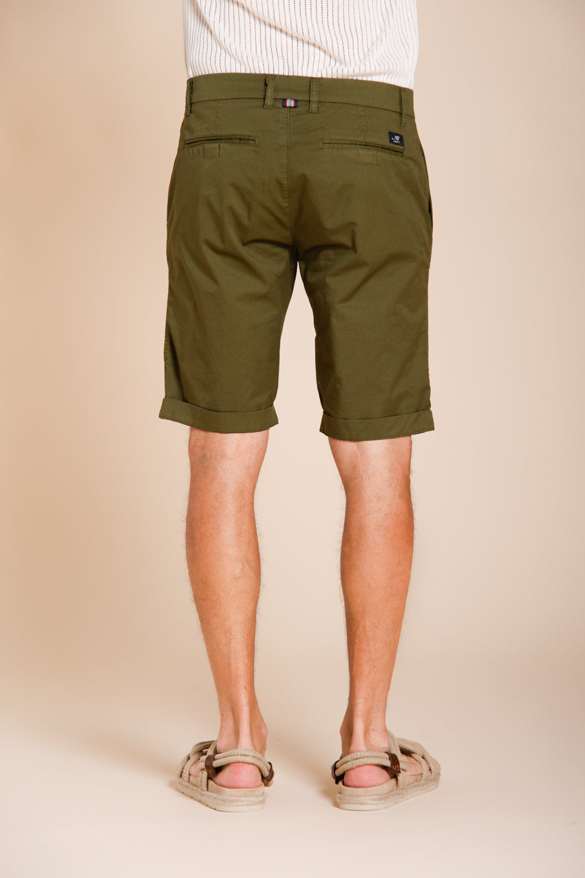 London bermuda chino hombre en gabardina stretch regular fit ①