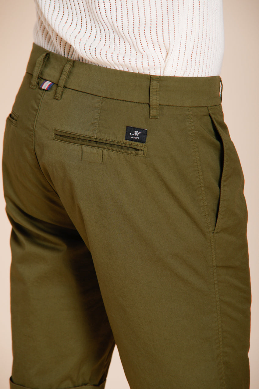 London bermuda chino hombre en gabardina stretch regular fit ①