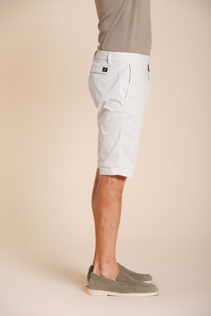 London bermuda chino uomo in gabardina stretch regular fit ①