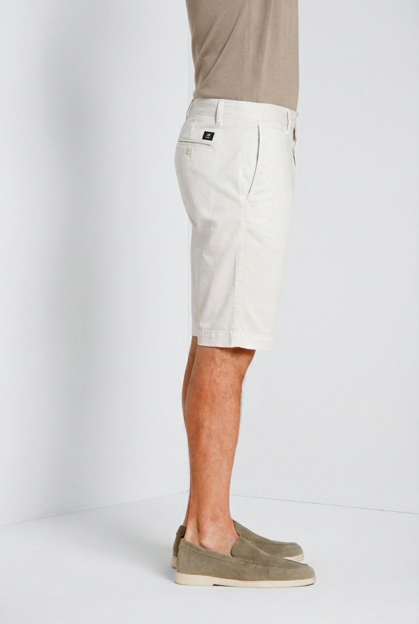 London men's chino bermuda stretch gabardine regular fit ①