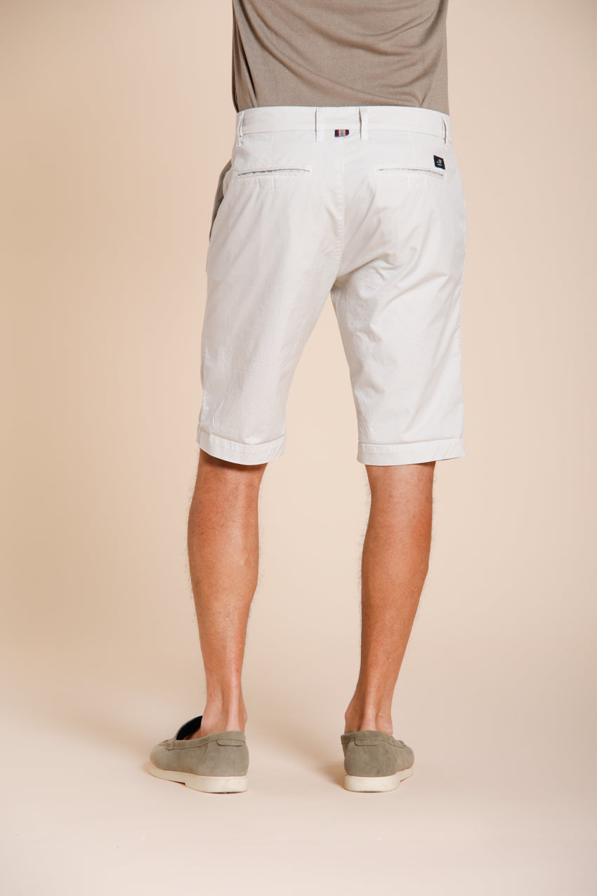 London bermuda chino uomo in gabardina stretch regular fit ①