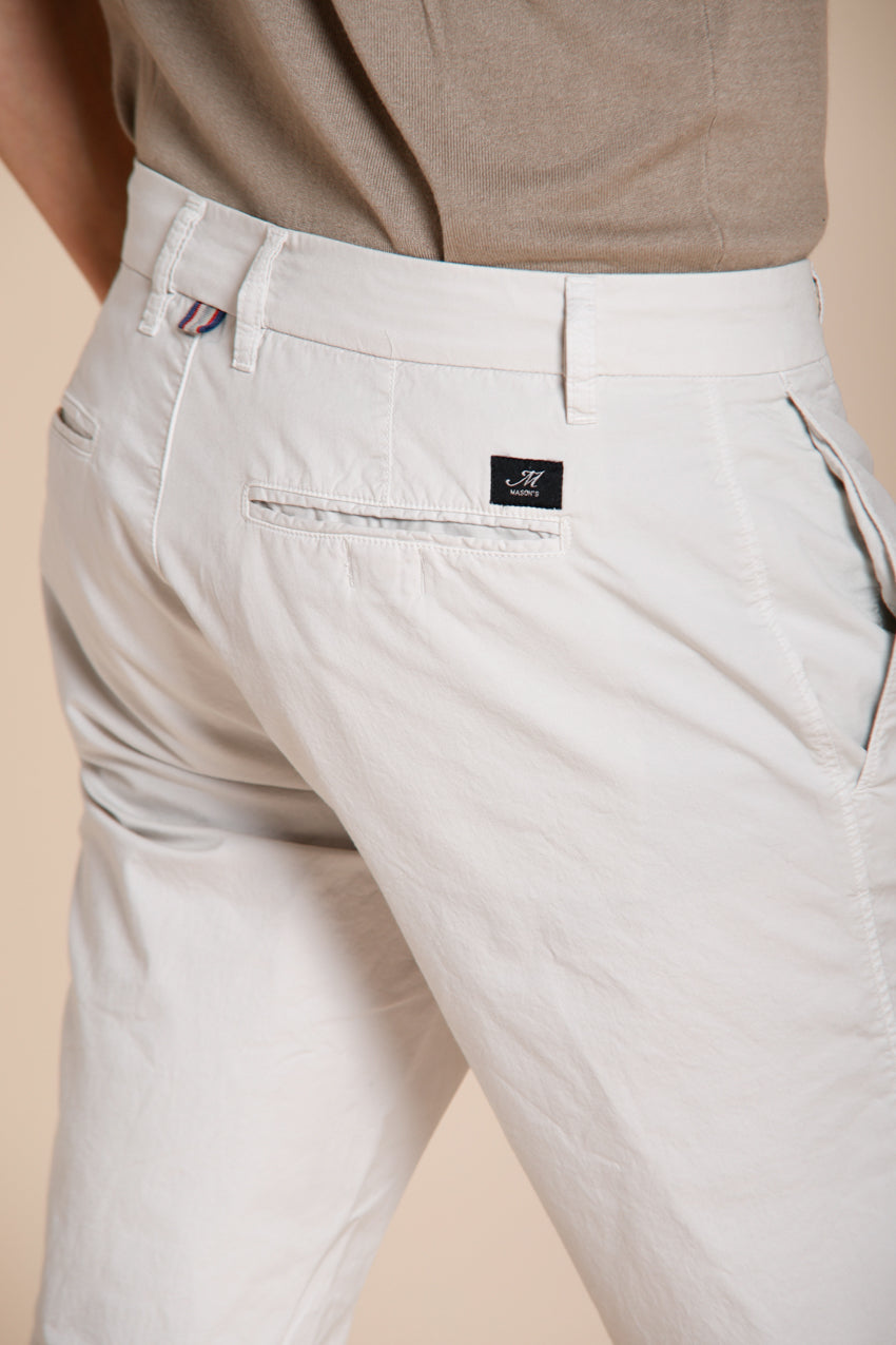 London bermuda chino uomo in gabardina stretch regular fit ①