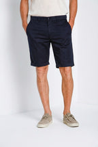 London bermuda chino hombre en gabardina stretch regular fit ①