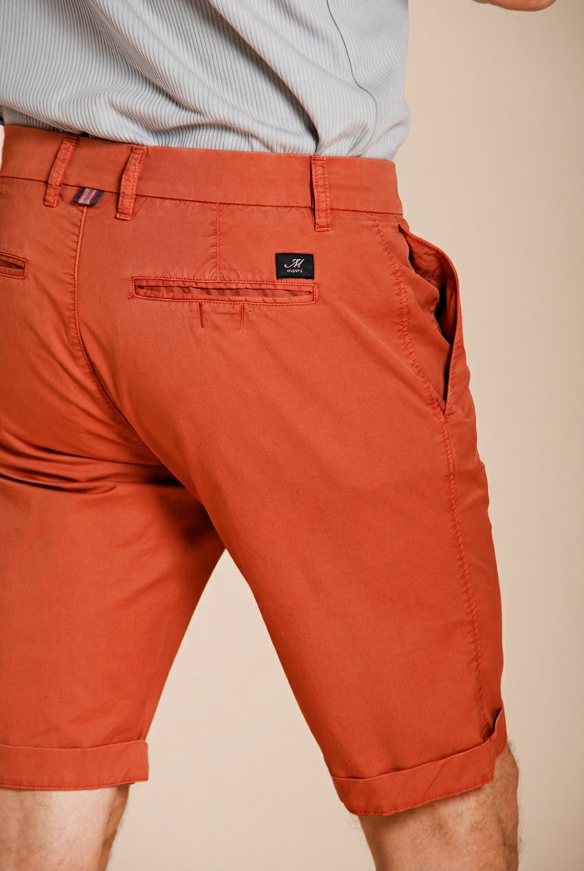 London bermuda chino uomo in gabardina stretch regular fit ①