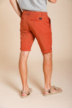 London bermuda chino uomo in gabardina stretch regular fit ①