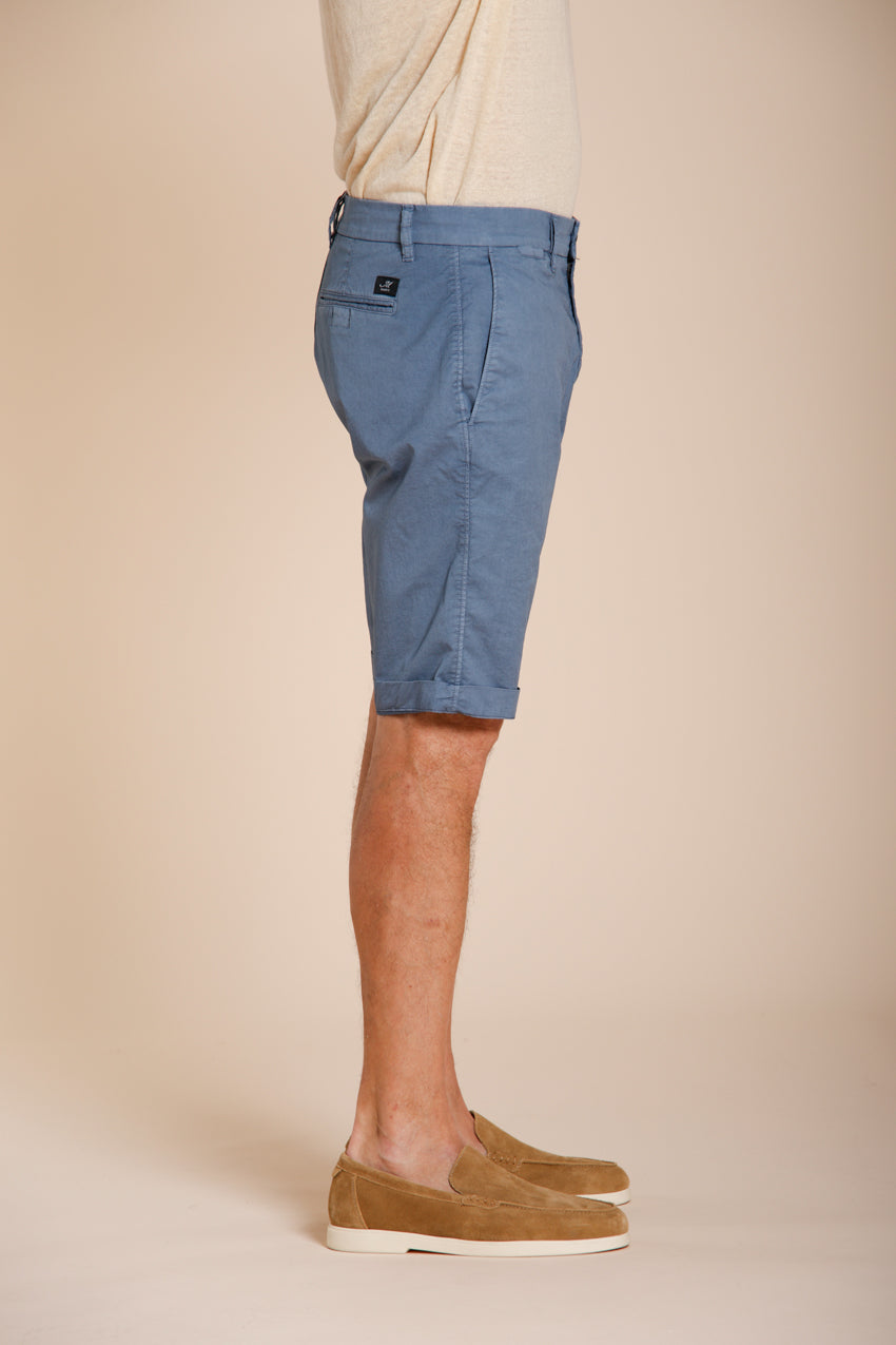 London bermuda chino hombre en gabardina stretch regular fit ①