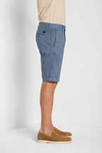 London men's chino bermuda in stretch gabardine regular fit ①